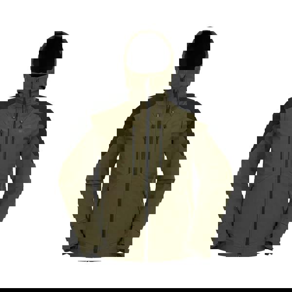 Mountain Warehouse Mens Radius Recycled Soft Shell Jacket - Khaki Green