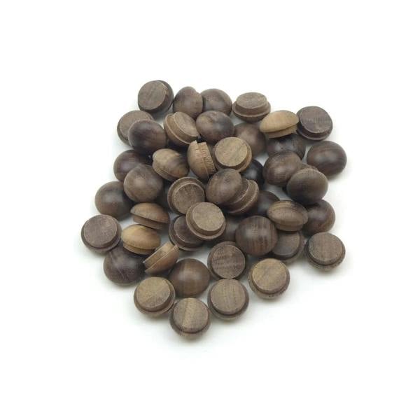 1/2" - 12.7mm Walnut Mushroom Plug