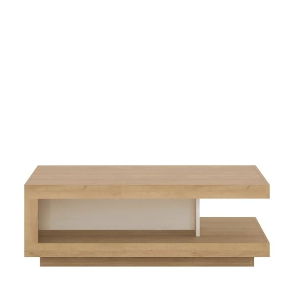Wyld Haus Hjorring Natural Oak Wood Minimalist Coffee Table