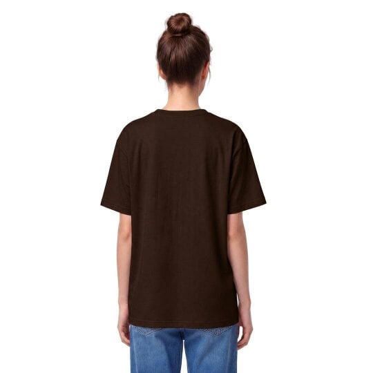 By Lanvin Embroidered Central Logo Dark Brown T-Shirt