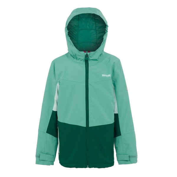 Regatta Childrens/Kids Highton V Padded Jacket - Dusty Green/Rainforest