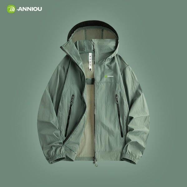 Anniou Loose Fit Jacket UPF 50+ - green