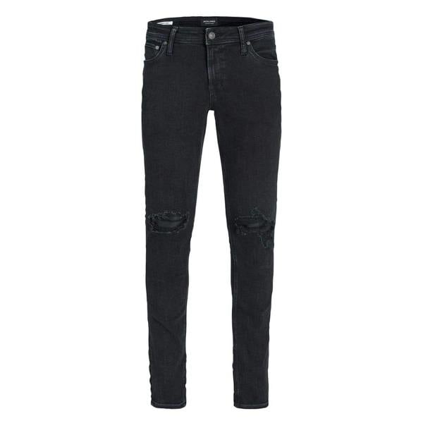 Jack And Jones Mens Liam Denim Jeans - Black Denim - 