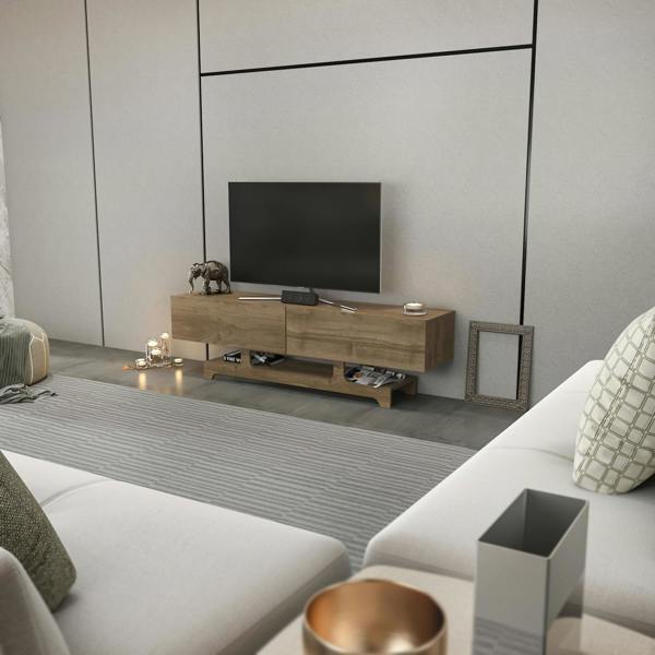 Decorotika Tera Modern TV Stand TV Cabinet for TV's up to 72"