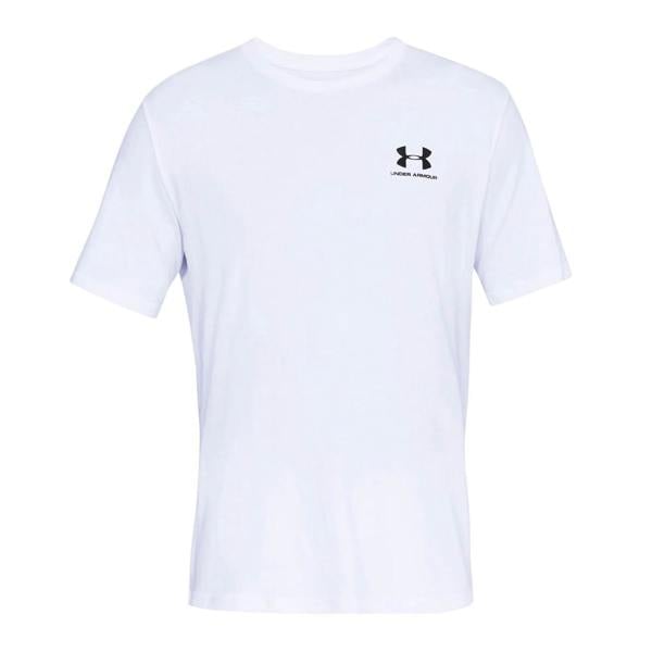 Under Armour Mens Sportstyle Chest Logo T-Shirt - White/Black - 