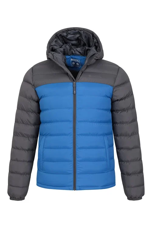 Mountain Warehouse Mens Seasons II Padded Jacket Coat - Blue