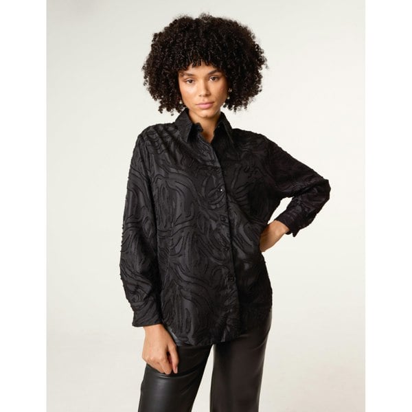 Blue Vanilla Burnact Oversized Shirt