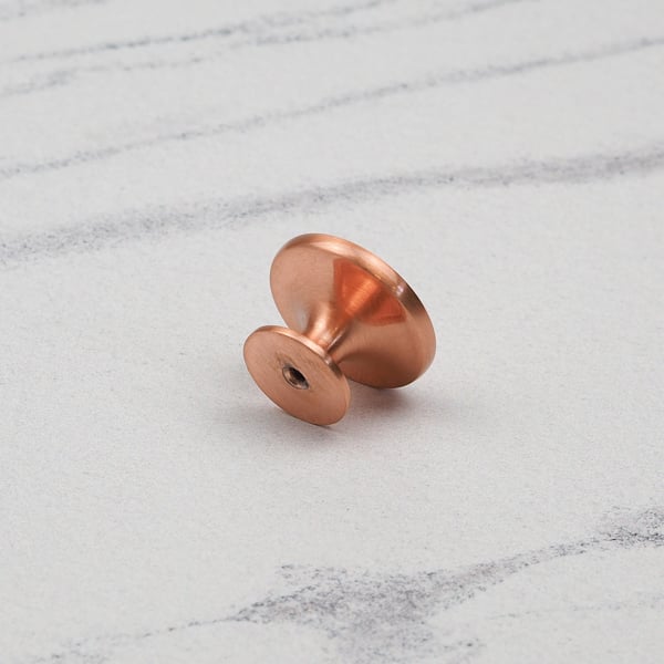 Handle & Home Satin Copper Cup Handle & Matching Knobs