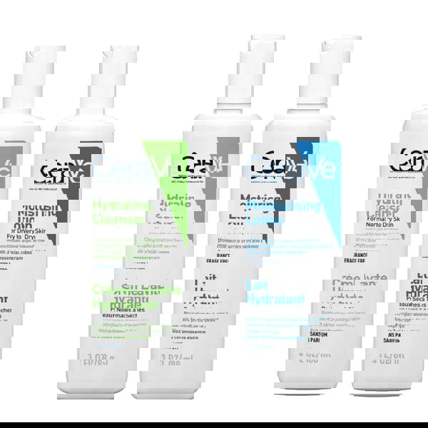 CeraVe Travel Size Moisturising Lotion Hydrating Cleanser Duo