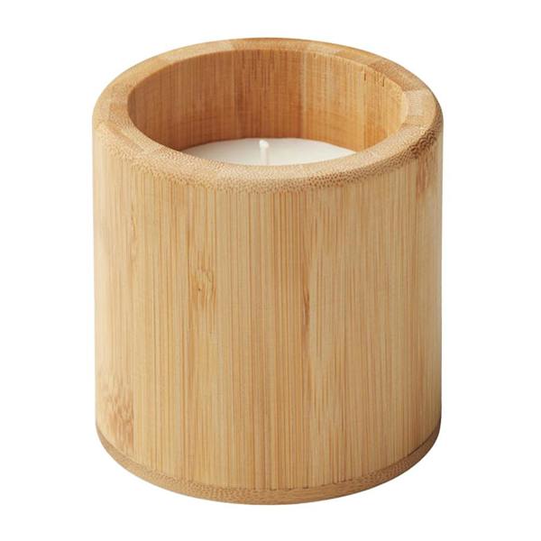 MidOcean Giza Vanilla Plant-Based Scented Candle - Wood/White - 