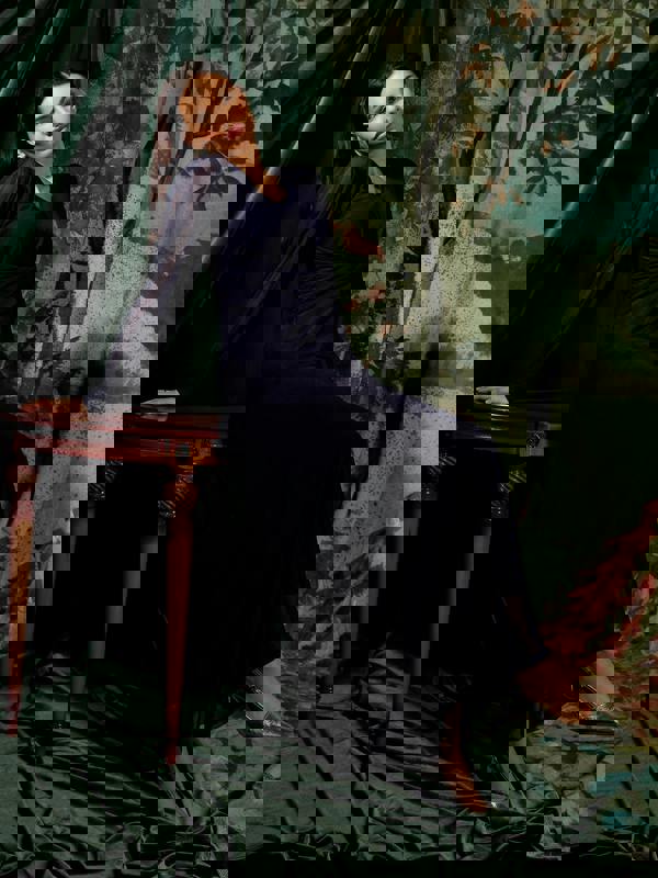 GWD Martha Knot Maxi Dress Navy