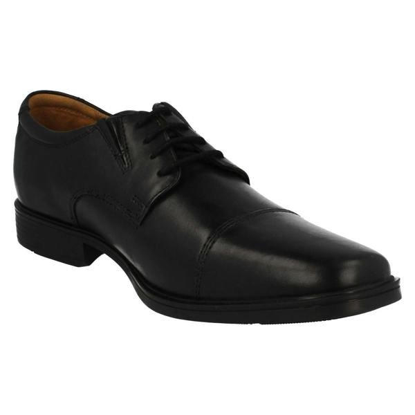 Clarks Mens Clarks Formal Lace Up Shoes Tilden Cap