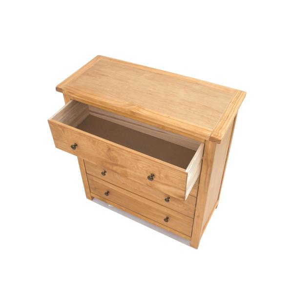 Cabinet Bits Lugo 4 Drawer Chest of Drawers Brass Knob