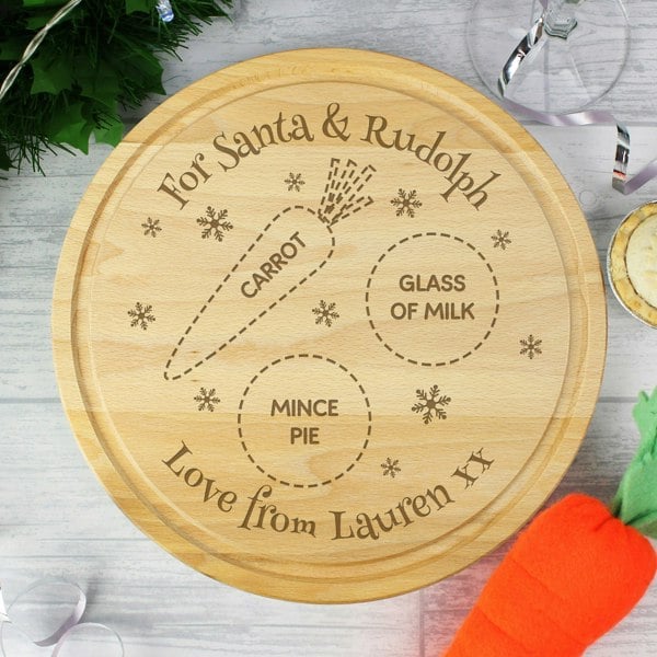 Personalised Memento Company Personalised Christmas Eve Mince Pie Board
