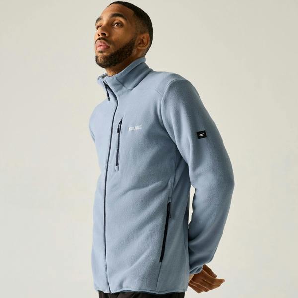 Regatta Mens Brinnden Full Zip Fleece - Dusky Blue - 