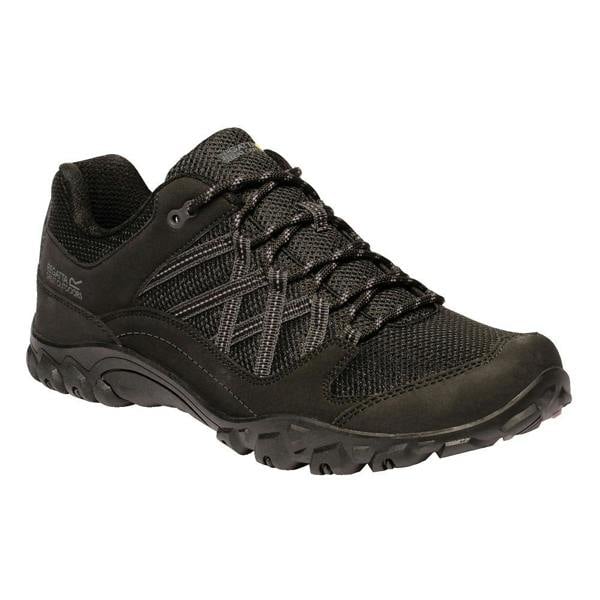 Regatta Mens Edgepoint III Low Rise Hiking Shoes - Black/Granite
