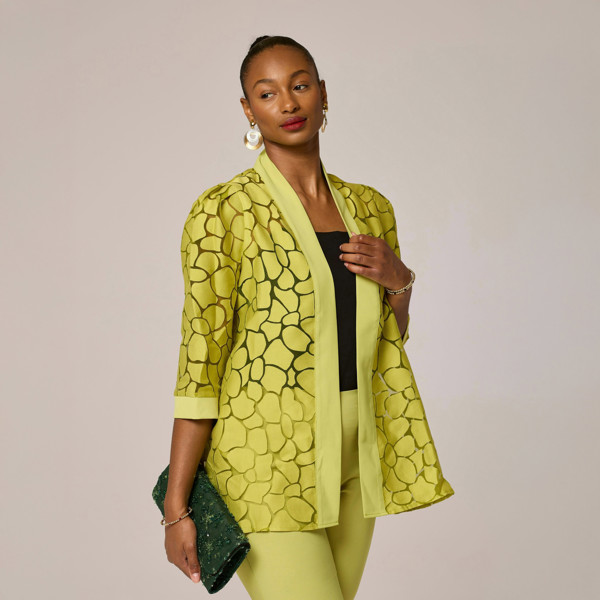 Lioness by TF Doxa Green Kimono Jacket with a Sash