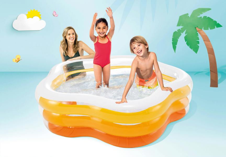 INTEX 73" x 71" Summer Colours Swim Centerª Pool