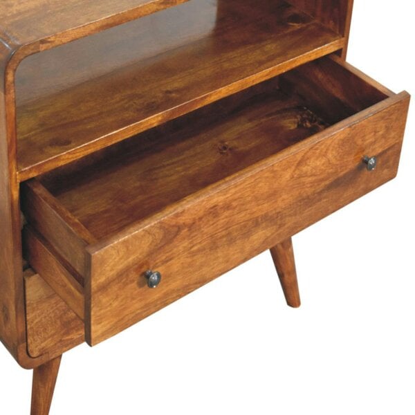 Wyld Haus Trento Curved 2 Drawer Charm Console Table