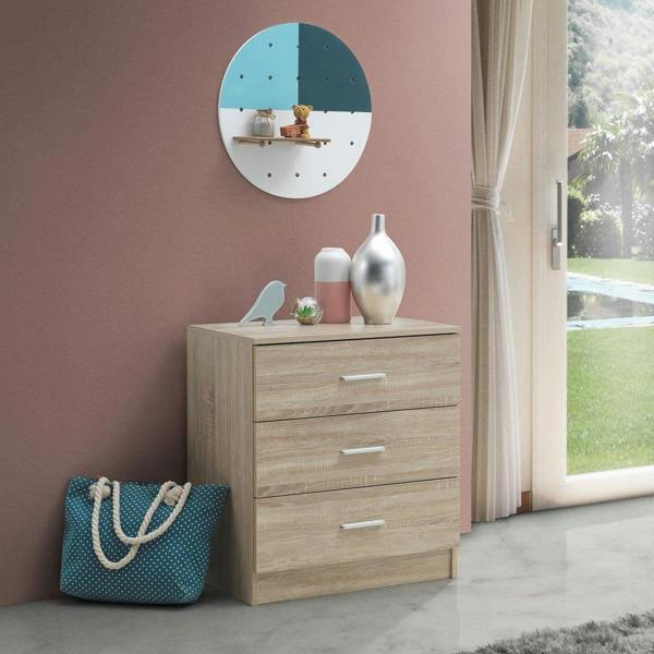 Timber Art Design Rio Costa Chest 3 Drawers Bedroom Living Room Storage