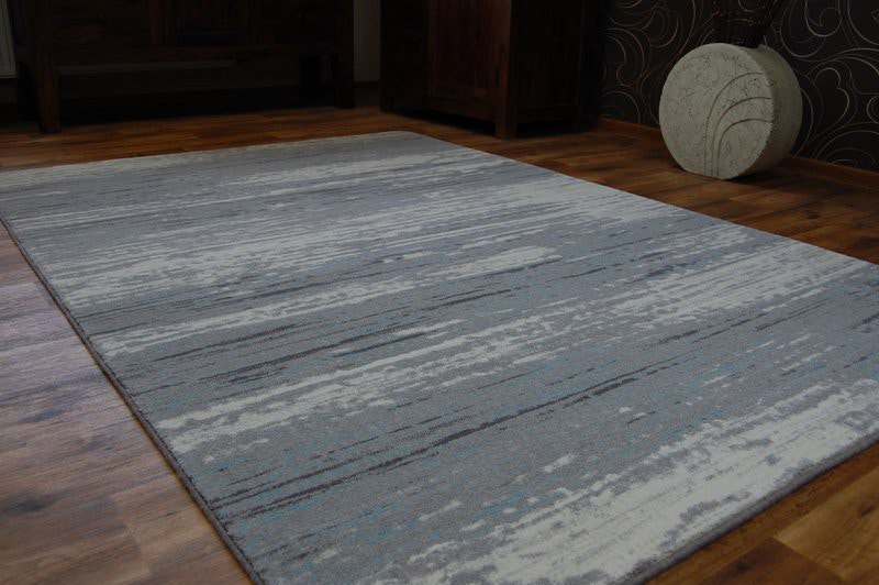 RugsX Andere Rectangular Rug - Grey Abstract Striations