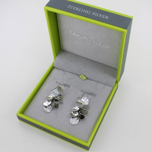 Sterling Silver Reflection Earrings - Reeves & Reeves