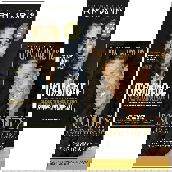 Tony Robbins 2 Book Set (Unshakeable Your Guide to Financial Freedom & Money Master the Game)