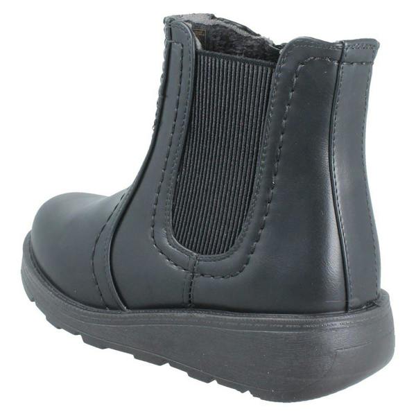 Spot On Ladies Spot On Wide Fit Ankle Boots F4467