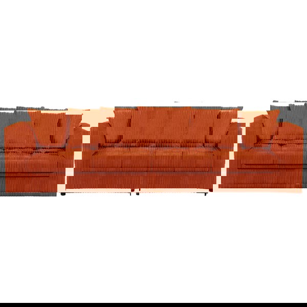 Furnishings For Less Luxor Cord Long Fabric 4 Seater - Scatter back