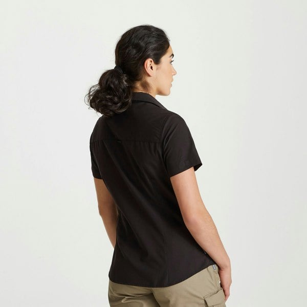 Craghoppers Women's Expert Kiwi Short-Sleeved Shirt - Black