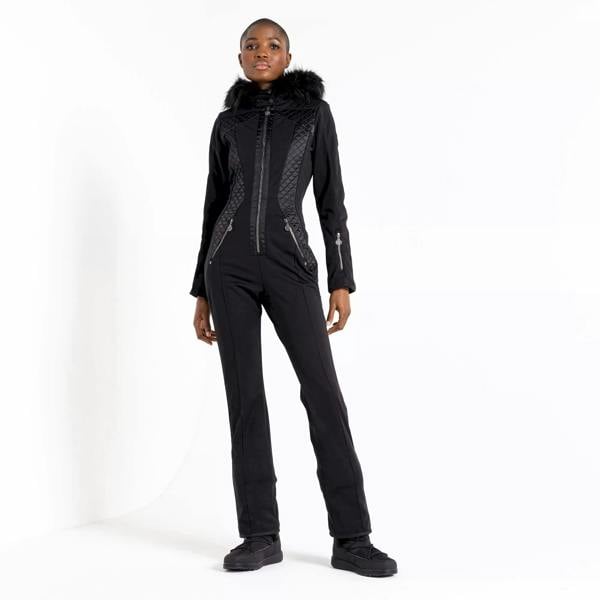 Dare 2B Womens/Ladies Julien Macdonald Supermacy Snowsuit - Black - 