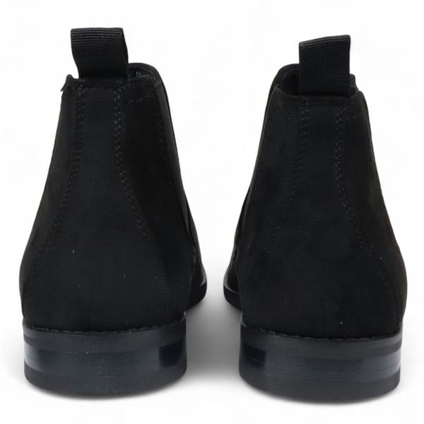 Dolcetto Men's Suede Chelsea Boots Real Leather Lined Slip-On