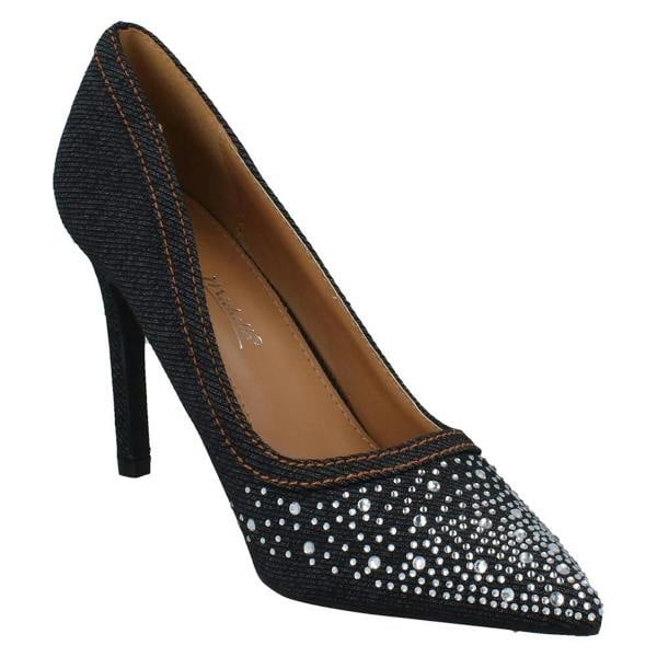 Anne Michelle Ladies Anne Michelle Diamante High Heel Shoes F90120