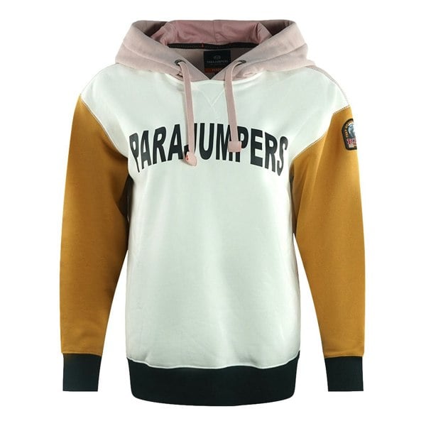 Parajumpers Colour Block Hoodie - White