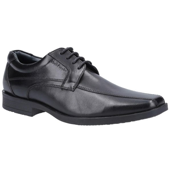 Hush Puppies Mens Brandon Leather Shoes - Black