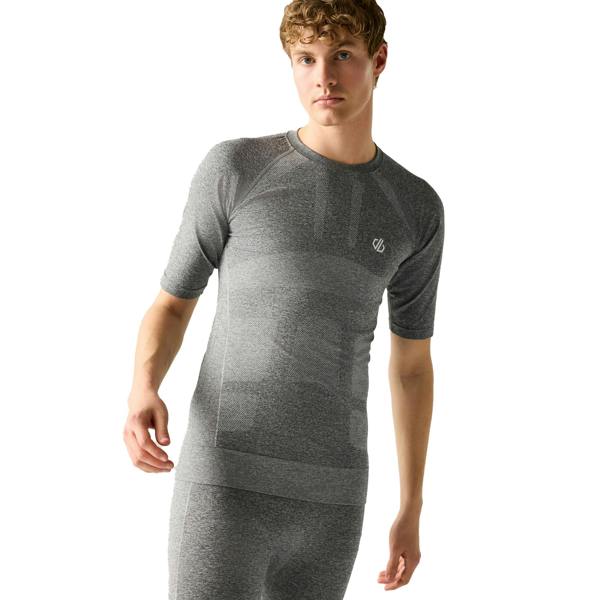 Dare 2B Mens In The Zone II Short-Sleeved T-Shirt - Charcoal Grey Marl - 