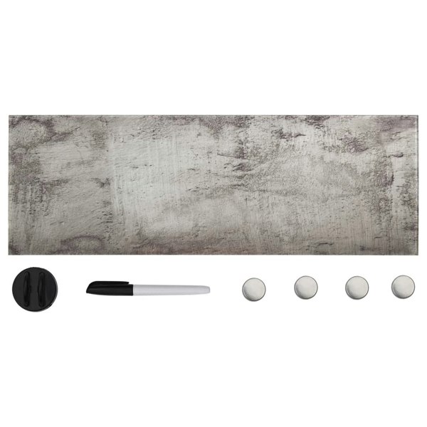 Berkfield Wall Mounted Magnetic Board Glass 60x20 cm