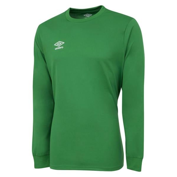 Umbro Mens Club Long-Sleeved Jersey - Emerald - 