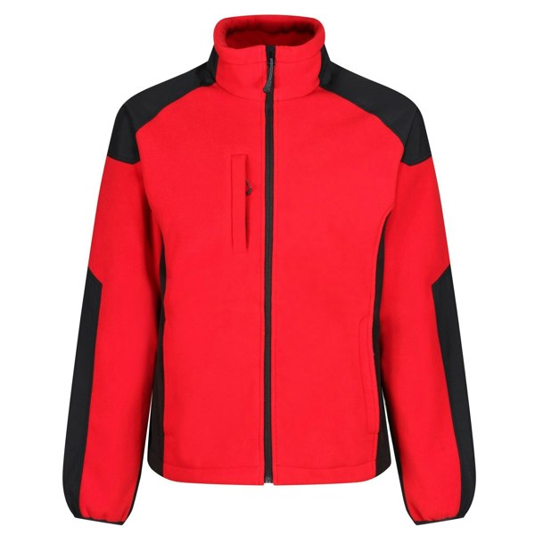 Regatta Mens Broadstone Full Zip Fleece Jacket - Classic Red