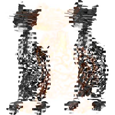 Luxform Solar Metal Cat Led Light