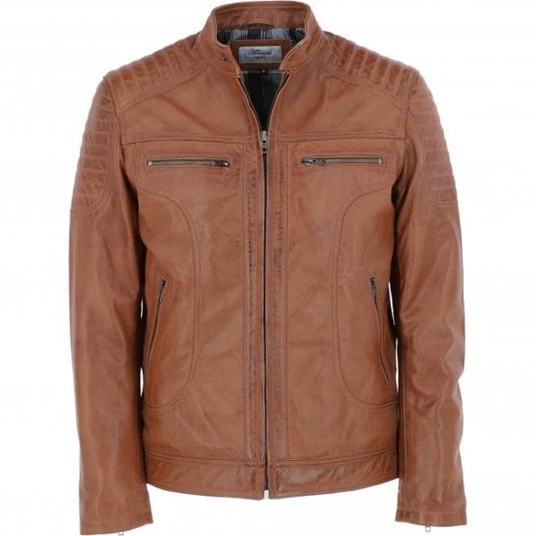 Ashwood Mens Leather Biker Jacket: G-6200
