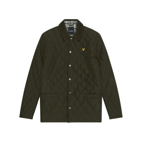 Lyle & Scott Mens Quilted Padded Jacket - Olive