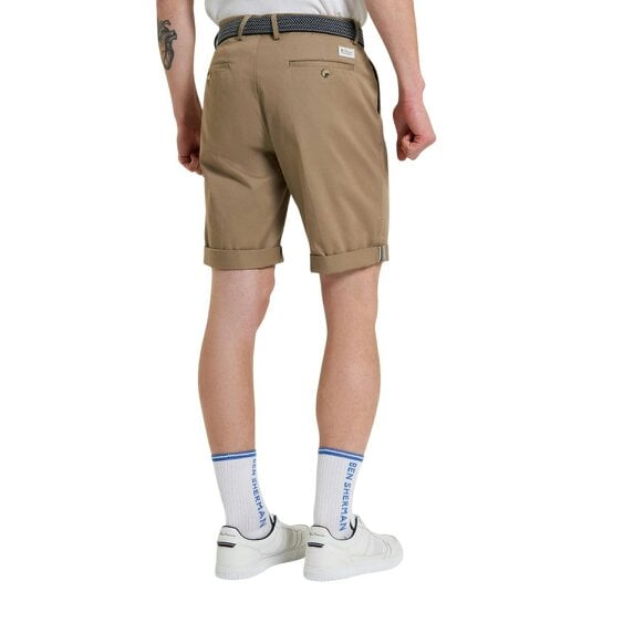 Ben Sherman Mens Signature Chino Shorts - Stone
