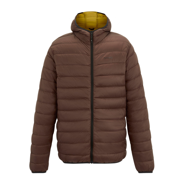 Regatta Mens Marizion Baffled Hooded Padded Jacket - Coffee Grounds