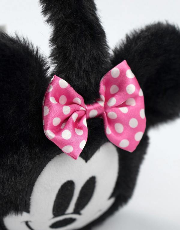 Disney Girls Black Minnie Earmuffs (One Size)
