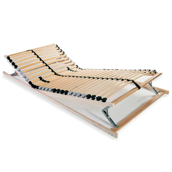 Berkfield Slatted Bed Base with 28 Slats 7 Zones 80x200 cm