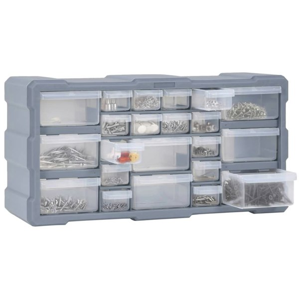 Berkfield Multi-drawer Organiser with 22 Drawers 49x16x25.5 cm