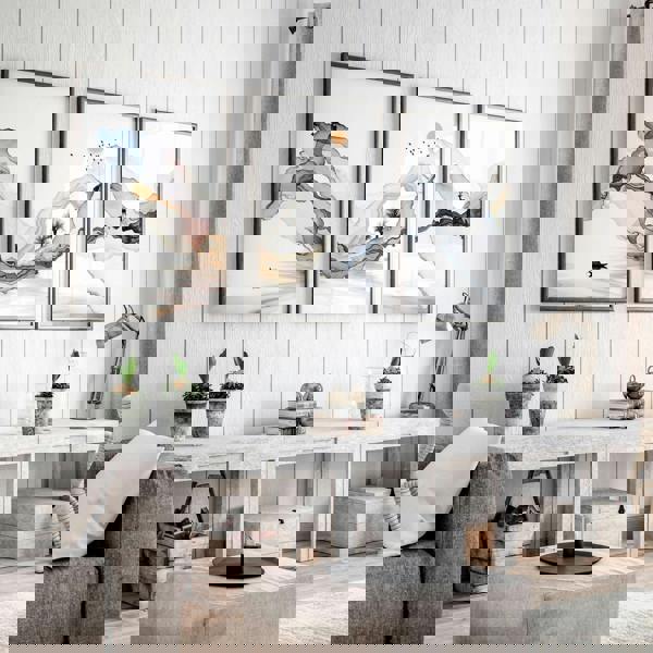 Framed print set of 3 | Landscape wall art for Living room