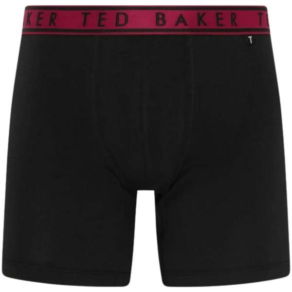 Ted BakerBoxer Briefs 3 - pack3 - Pack Contrast Waistband Boxer Briefs, Black w/ blue/pool/burgundyBoxers & Briefs