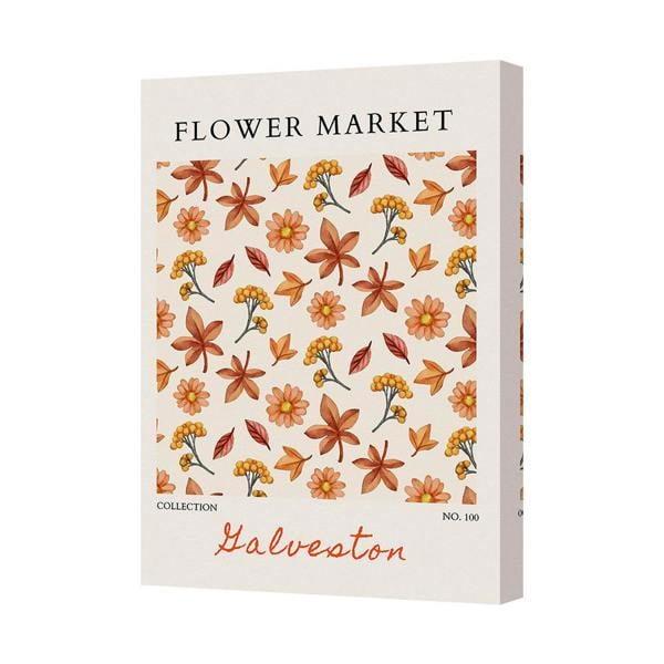 Benjamin Tate Design Flower Market Halveston Canvas Wall Art Print Floral Pattern